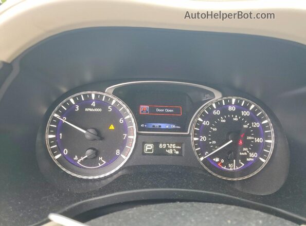 5N1DL0MN1JC513316 2018 INFINITI QX60 Blue Սարքավորումների վահանակի տեսք