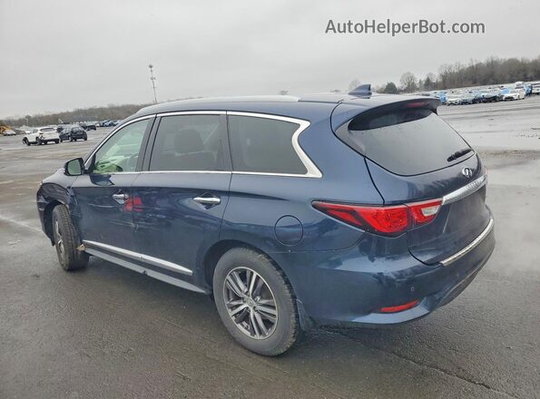 5N1DL0MN1JC513316 2018 INFINITI QX60 Blue Հետևի ձախ