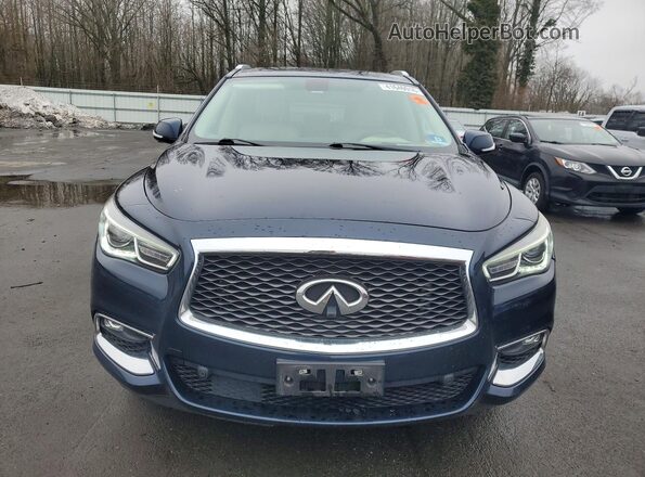 5N1DL0MN1JC513316 2018 INFINITI QX60 Blue Դիմացի տեսք