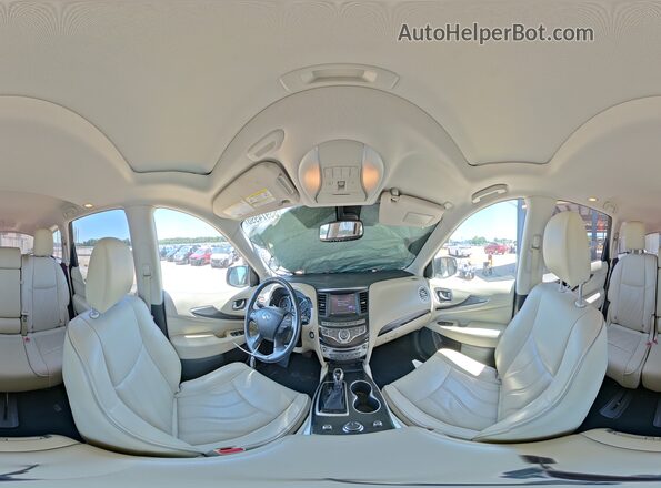 5N1DL0MN1JC514191 2018 INFINITI QX60 Белый Панорамный вид салона 360°