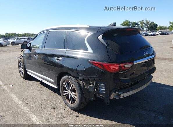 5N1DL0MN1JC519083 2018 INFINITI QX60 Black უკანა მარცხენა