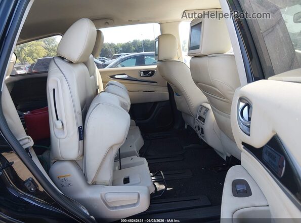5N1DL0MN1JC519083 2018 INFINITI QX60 Black VIN კოდის სტიკერის ხედი
