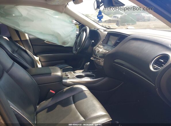 5N1DL0MN1KC515438 2019 INFINITI QX60 Black Widok wnętrza z przodu