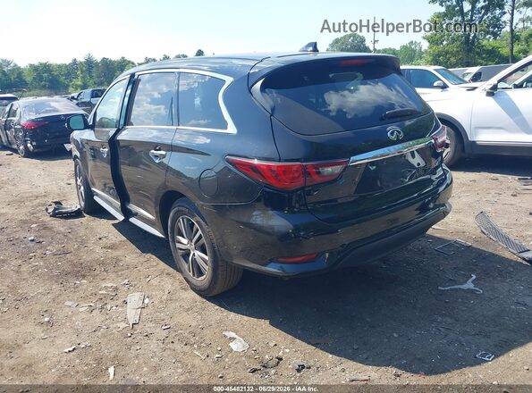 5N1DL0MN1KC515438 2019 INFINITI QX60 Black Tył lewy