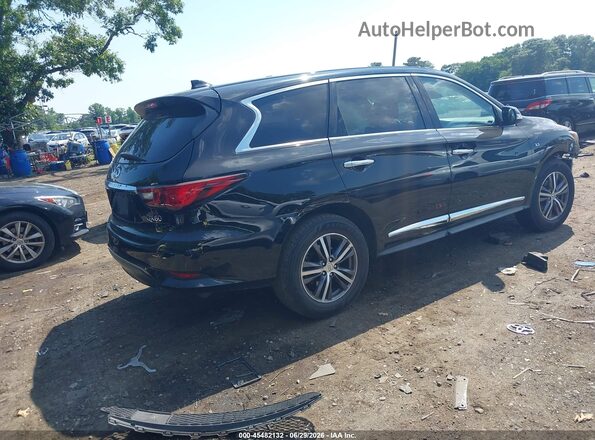 5N1DL0MN1KC515438 2019 INFINITI QX60 Black Tył prawy