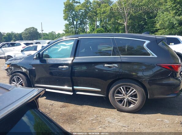 5N1DL0MN1KC515438 2019 INFINITI QX60 Black Widok wnętrza z tyłu