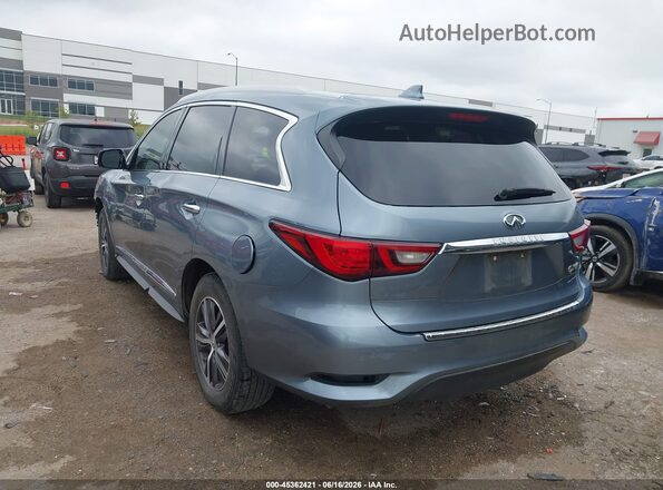 5N1DL0MN1KC528674 2019 INFINITI QX60 Gray Rear left