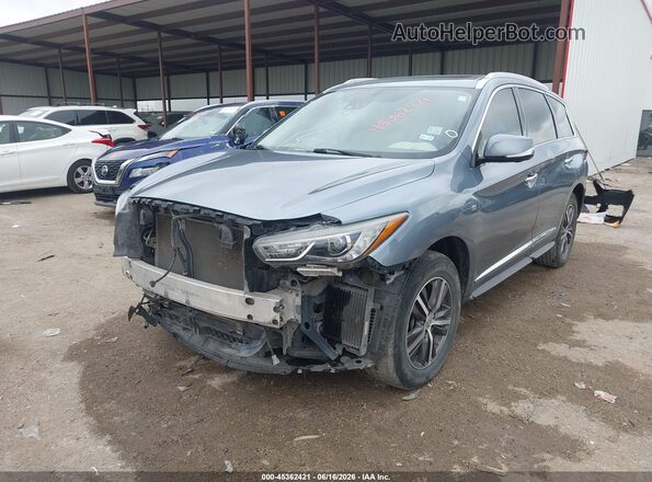 5N1DL0MN1KC528674 2019 INFINITI QX60 Gray Front left