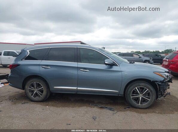 5N1DL0MN1KC528674 2019 INFINITI QX60 Gray Rear interior view