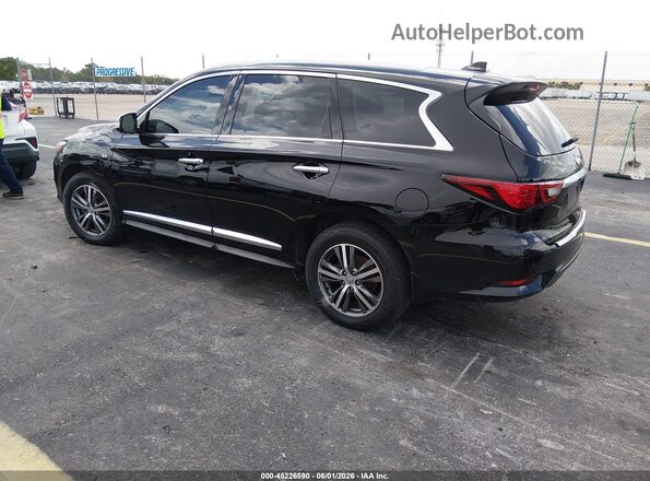 5N1DL0MN1LC506871 2020 INFINITI QX60 Black Rear left