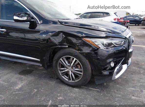 5N1DL0MN1LC506871 2020 INFINITI QX60 Black Front view
