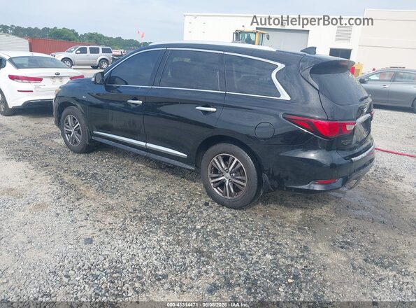 5N1DL0MN2HC516249 2017 INFINITI QX60 Black უკანა მარცხენა