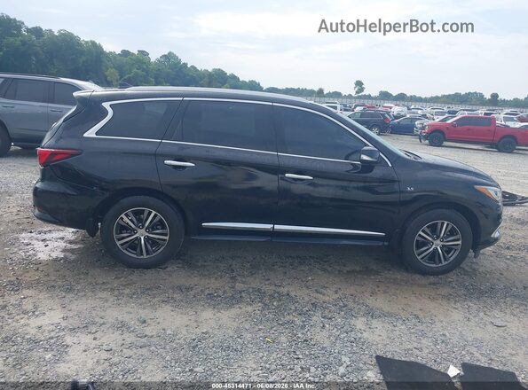 5N1DL0MN2HC516249 2017 INFINITI QX60 Black უკანა სალონის ხედი