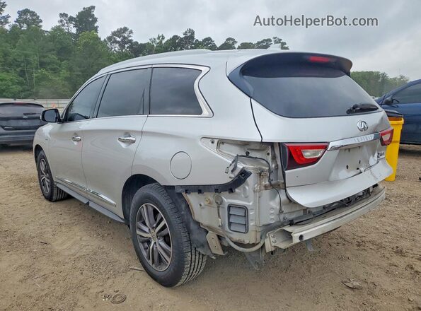 5N1DL0MN2HC551650 2017 INFINITI QX60 Silver Rear left