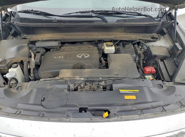 5N1DL0MN2HC551650 2017 INFINITI QX60 Silver Rear interior view