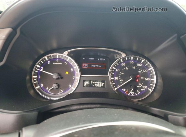 5N1DL0MN2HC551650 2017 INFINITI QX60 Silver Instrument cluster view