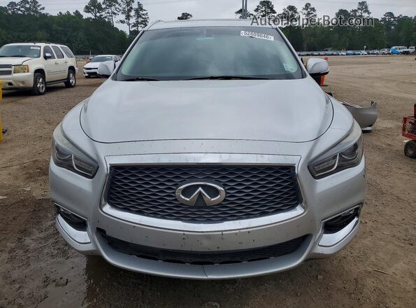 5N1DL0MN2HC551650 2017 INFINITI QX60 Silver Front view