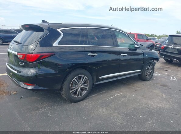 5N1DL0MN2JC512935 2018 INFINITI QX60 Черный Задняя правая четверть