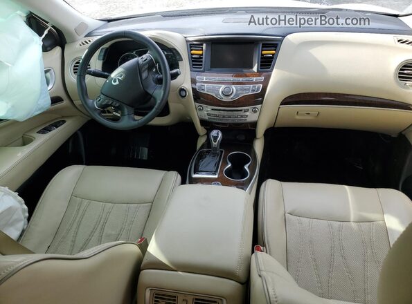 5N1DL0MN2JC521120 2018 INFINITI QX60 White Dashboard view