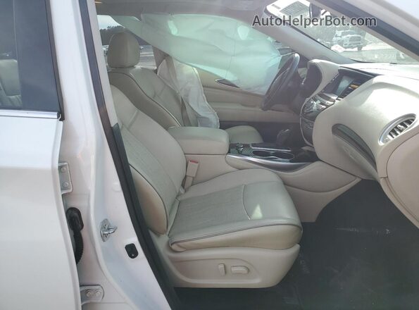 5N1DL0MN2JC521120 2018 INFINITI QX60 White Front interior view