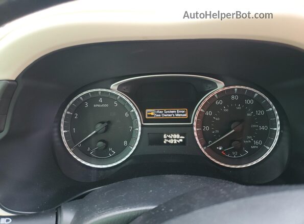5N1DL0MN2JC521120 2018 INFINITI QX60 White Instrument cluster view