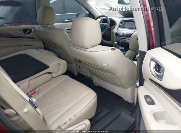 5N1DL0MN2KC501063 2019 INFINITI QX60 Burgundy Vista de la etiqueta del VIN