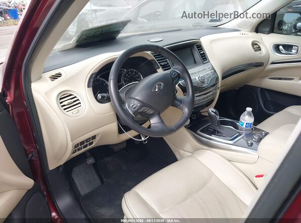 5N1DL0MN2KC501063 2019 INFINITI QX60 Burgundy 