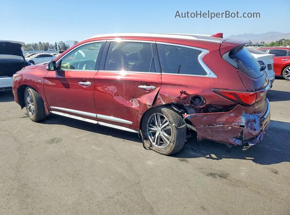 5N1DL0MN2KC505145 2019 INFINITI QX60 Бордовый Задняя левая четверть