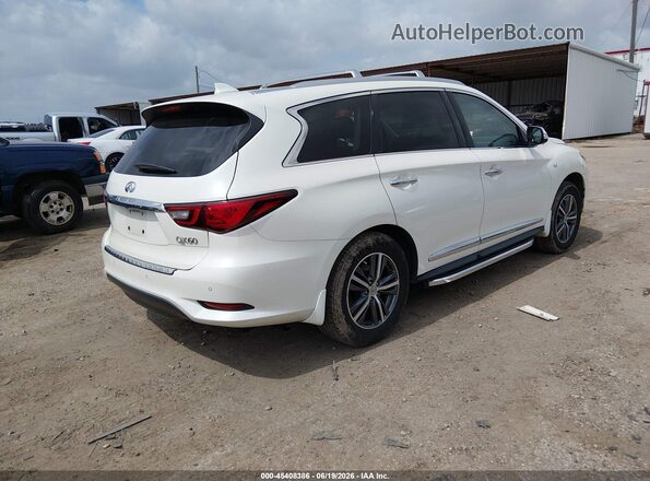5N1DL0MN2KC524889 2019 INFINITI QX60 White Rear right
