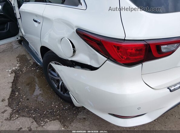 5N1DL0MN2KC524889 2019 INFINITI QX60 White Front view