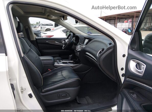 5N1DL0MN2KC524889 2019 INFINITI QX60 White Front interior view