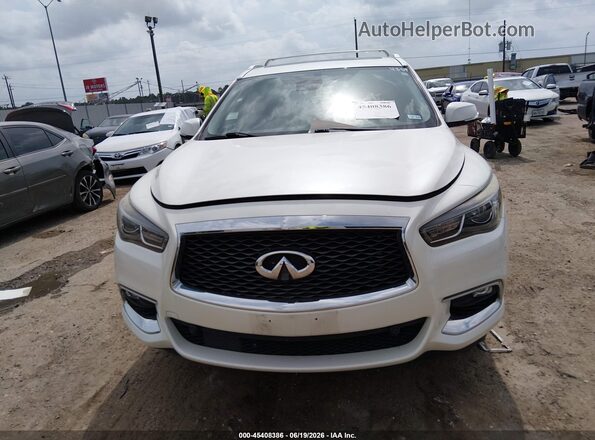 5N1DL0MN2KC524889 2019 INFINITI QX60 White Instrument cluster view