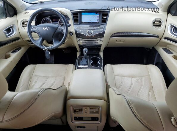 5N1DL0MN2KC567208 2019 INFINITI QX60 Cream წინა პანელის ხედი