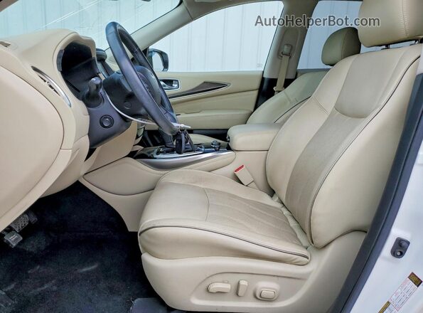 5N1DL0MN2KC567208 2019 INFINITI QX60 Cream წინა სალონის ხედი