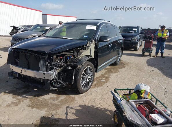 5N1DL0MN2LC523873 2020 INFINITI QX60 Black Передня ліва чверть