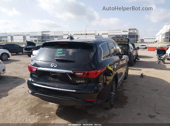 5N1DL0MN2LC523873 2020 INFINITI QX60 Black Задня права чверть