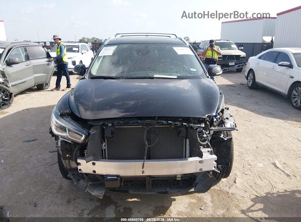 5N1DL0MN2LC523873 2020 INFINITI QX60 Black Вид щитка приладів