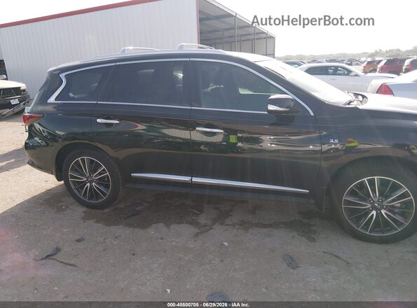 5N1DL0MN2LC523873 2020 INFINITI QX60 Black Вид задньої частини салону