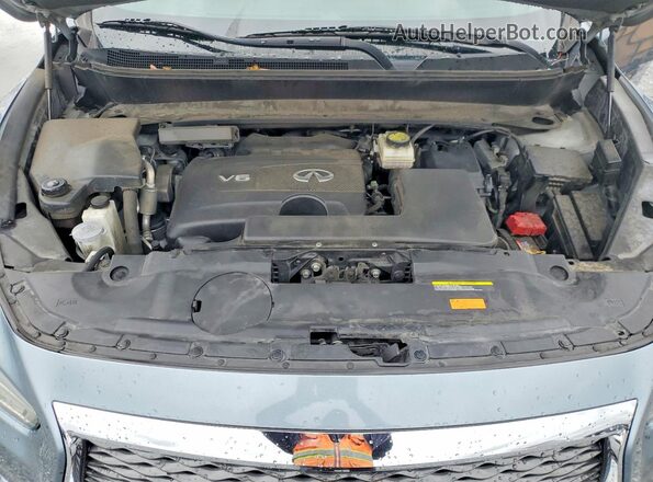 5N1DL0MN3HC505423 2017 INFINITI QX60 Blue Շարժիչի բաժամունքի տեսք