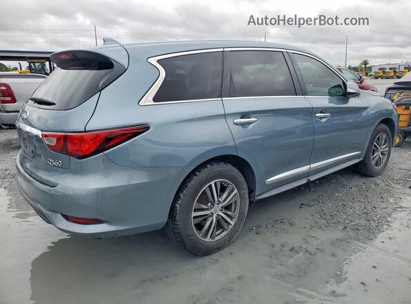 5N1DL0MN3HC505423 2017 INFINITI QX60 Blue Հետևի աջ