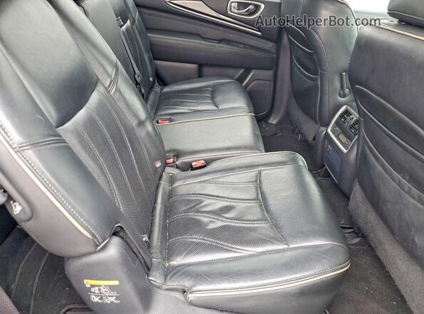 5N1DL0MN3HC505423 2017 INFINITI QX60 Blue Սալոնի հետևի տեսք
