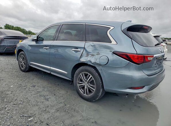 5N1DL0MN3HC505423 2017 INFINITI QX60 Blue Հետևի ձախ