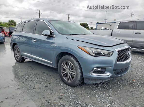 5N1DL0MN3HC505423 2017 INFINITI QX60 Blue Առջևի աջ