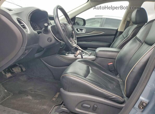 5N1DL0MN3HC505423 2017 INFINITI QX60 Blue Սալոնի դիմացի տեսք