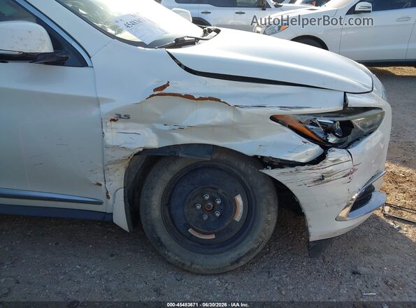 5N1DL0MN3HC519340 2017 INFINITI QX60 White Widok z przodu