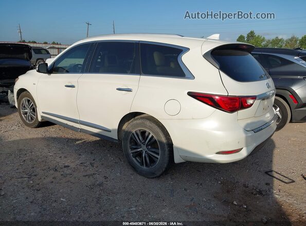 5N1DL0MN3HC519340 2017 INFINITI QX60 White Tył lewy
