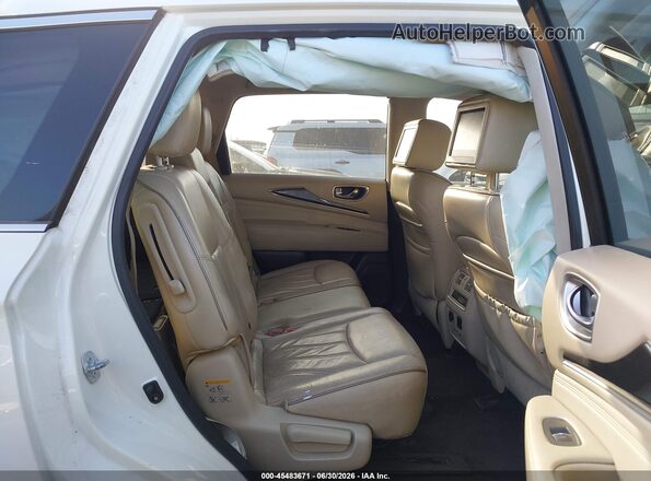 5N1DL0MN3HC519340 2017 INFINITI QX60 White Widok naklejki z numerem VIN