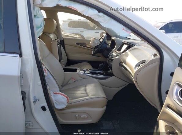 5N1DL0MN3HC519340 2017 INFINITI QX60 White Widok wnętrza z przodu