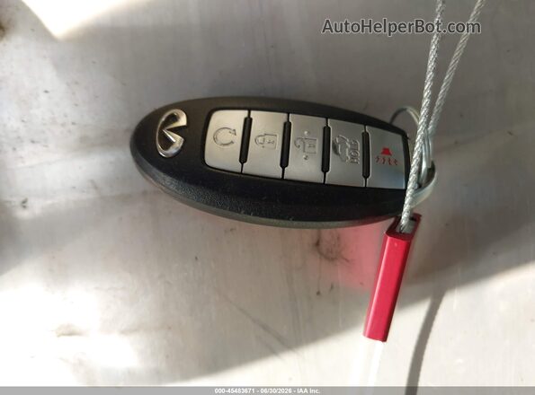 5N1DL0MN3HC519340 2017 INFINITI QX60 White Widok deski rozdzielczej