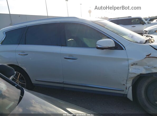 5N1DL0MN3HC519340 2017 INFINITI QX60 White Widok wnętrza 360 stopni